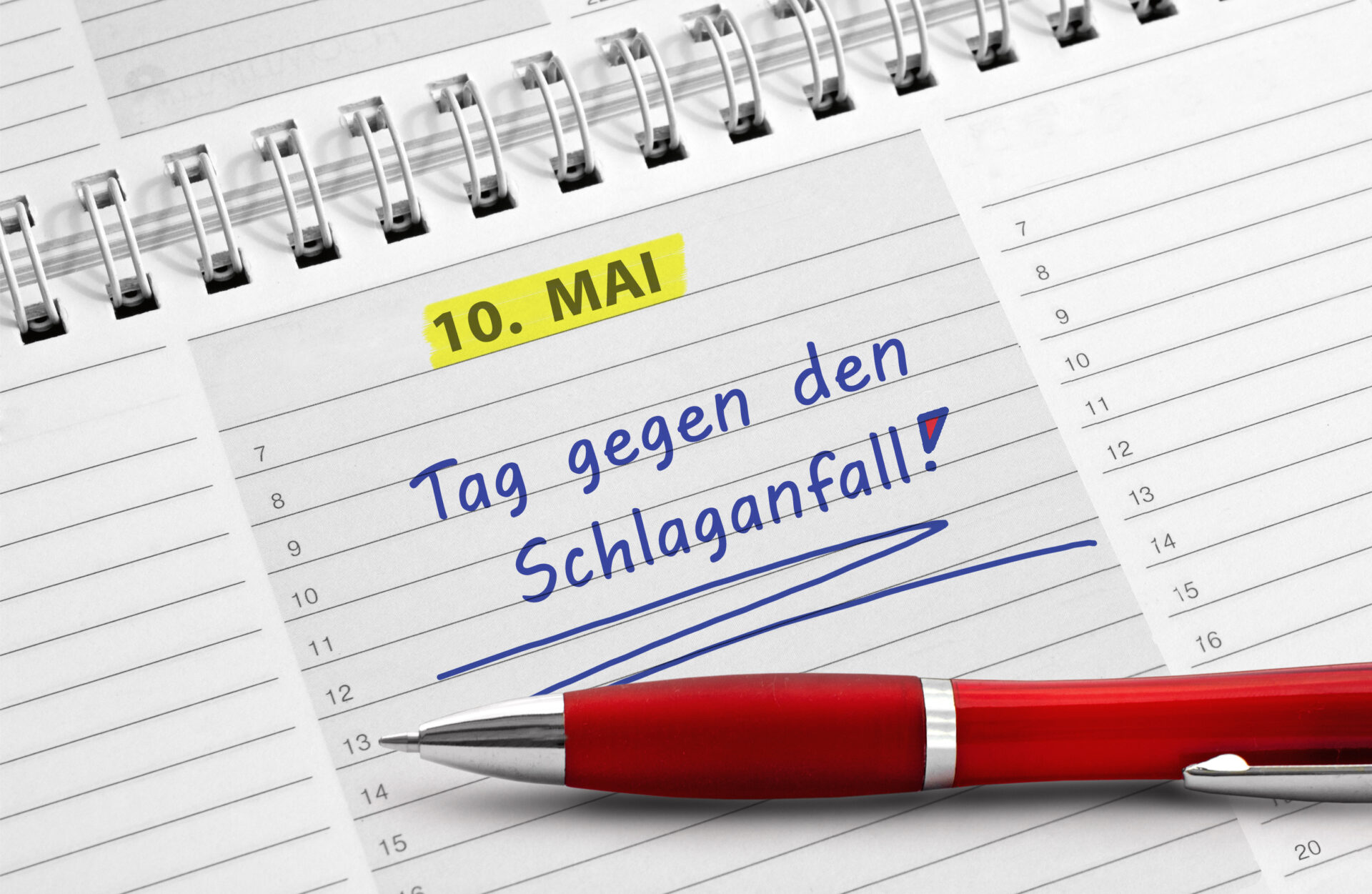 10. Mai, Tag gegen den Schlaganfall